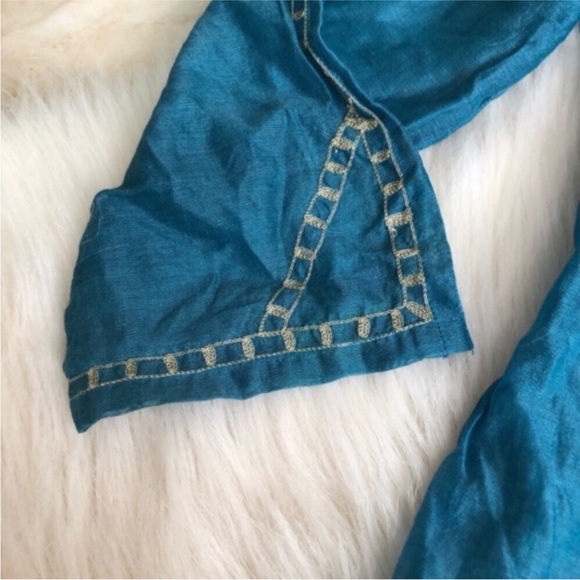Chico’s Silk Embroidered Tunic - Picture 6 of 7
